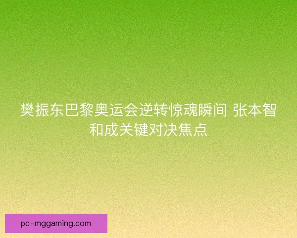 樊振东巴黎奥运会逆转惊魂瞬间 张本智和成关键对决焦点 樊振东巴黎奥运会逆转惊魂瞬间 张本智和成关键对决焦点